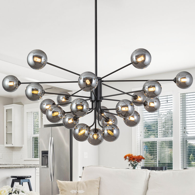 George Oliver Kyiesha 21 - Light Dimmable Modern Linear Chandelier